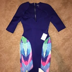 Nasty Gal Blue Scuba Dress 🔥